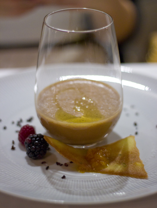 square - mousse de chocolate e caramelo
